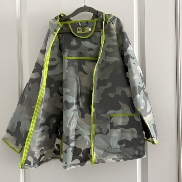 WESTERN CHIEF Camoflauge Transparent Rain Coat - Picture 3 of 5